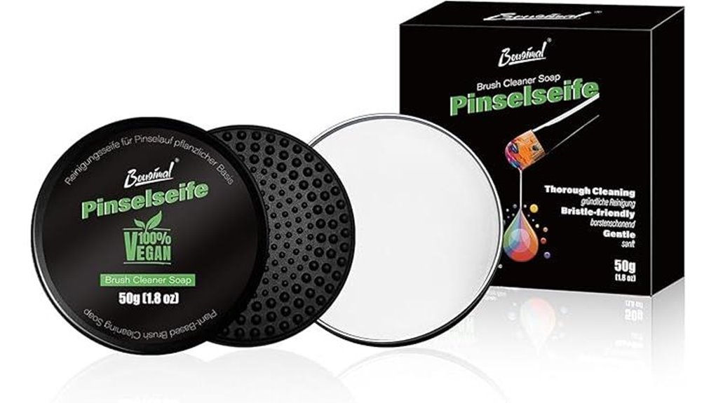 artist brush cleaning soap