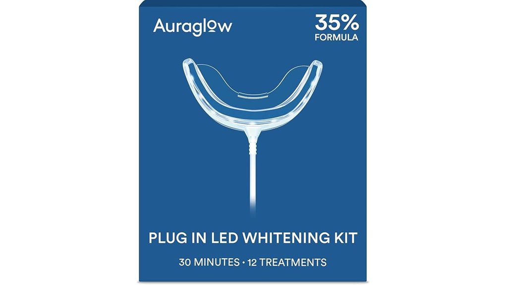 auraglow led whitening kit