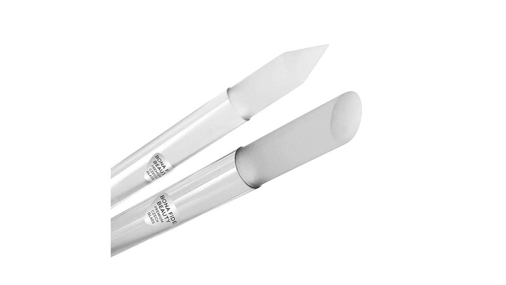 authentic glass cuticle pushers