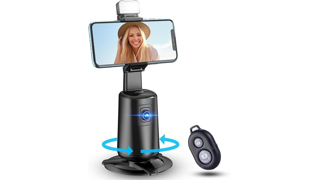 auto face tracking tripod with remote