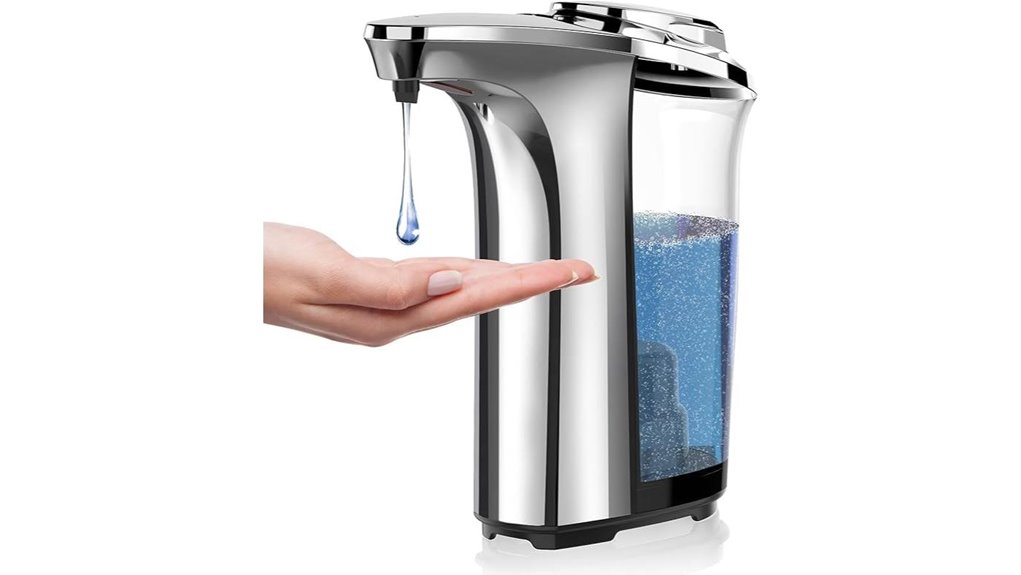 automatic 500ml silver dispenser
