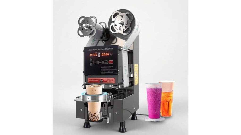 automatic 90 95mm boba sealer