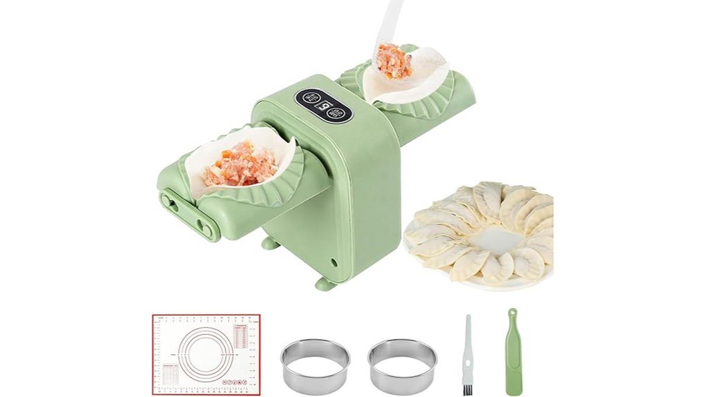 automatic double head dumpling press