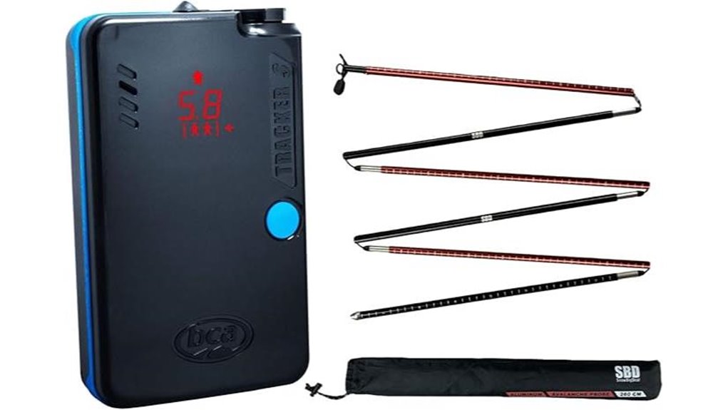 avalanche beacon and probe
