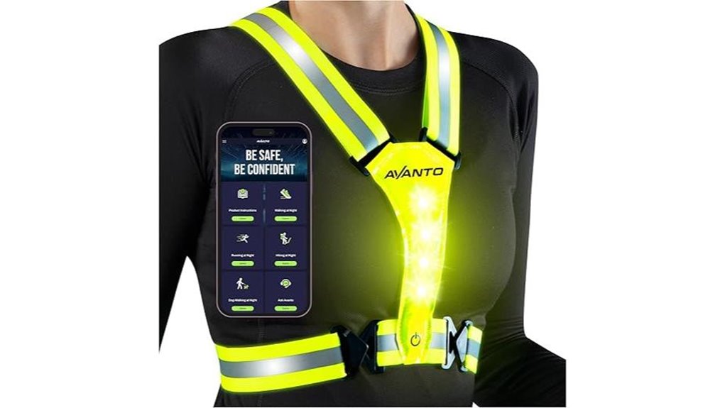 avanto led high visibility vest