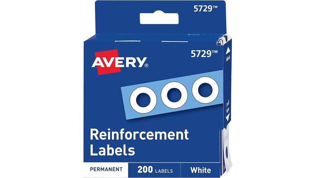 avery inch reinforcement stickers