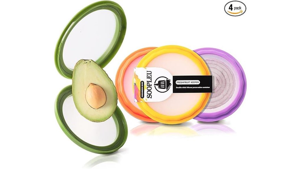 avocado saver four pack containers
