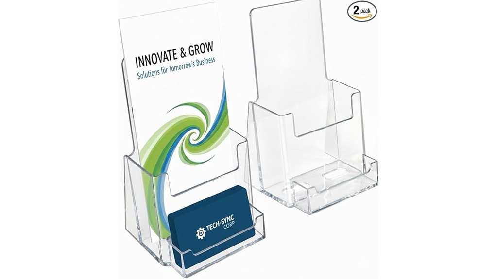 azar clear trifold holders