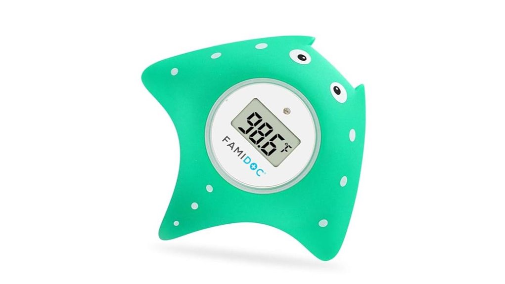 baby bath thermometer blue