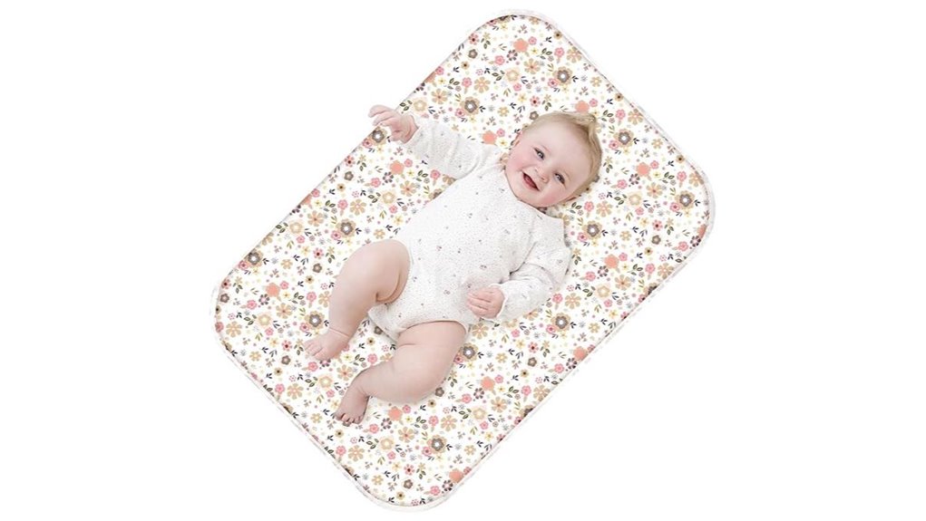baby diaper changing pad large waterproof travel mat