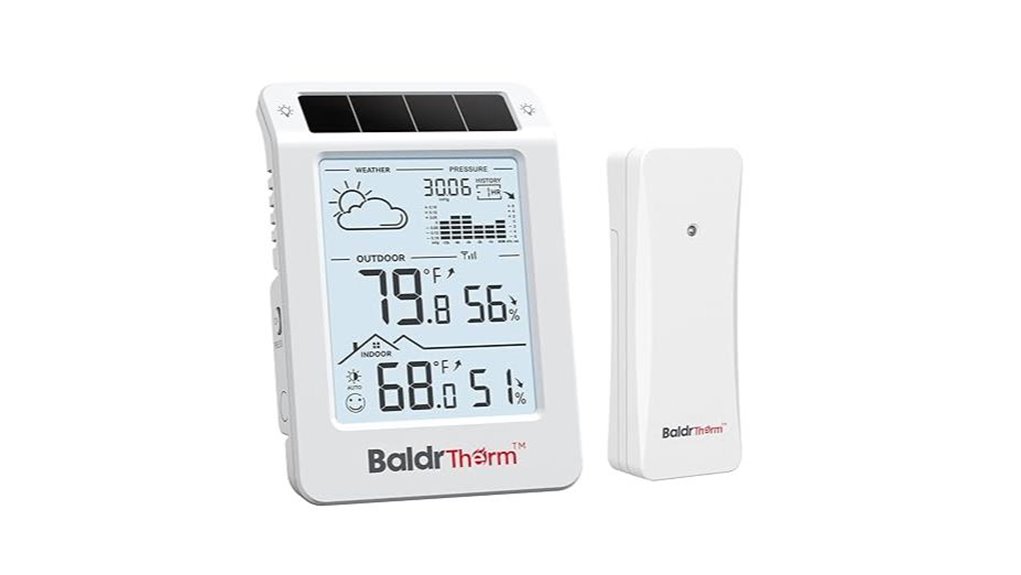 baldrtherm dual zone wireless weather