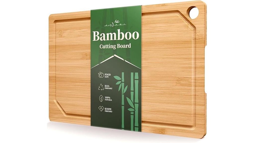 bamboo multi sized juice grooves