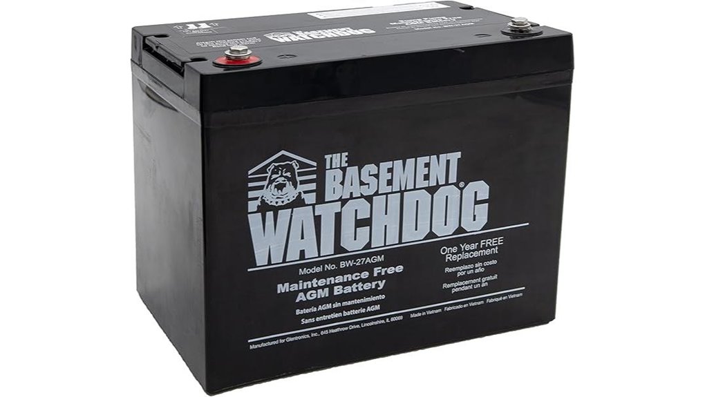 basement watchdog standby battery