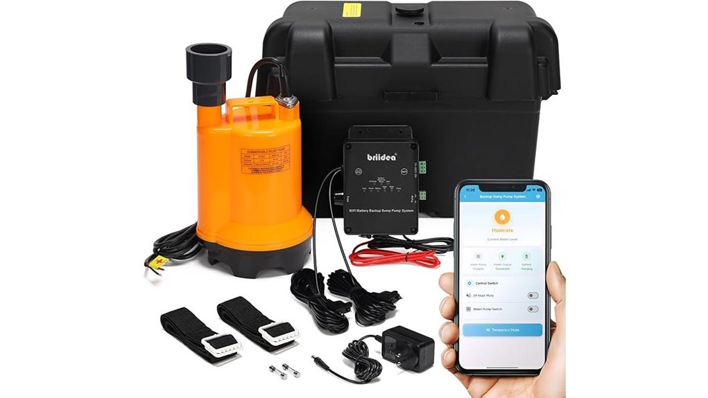 battery backup sump pump