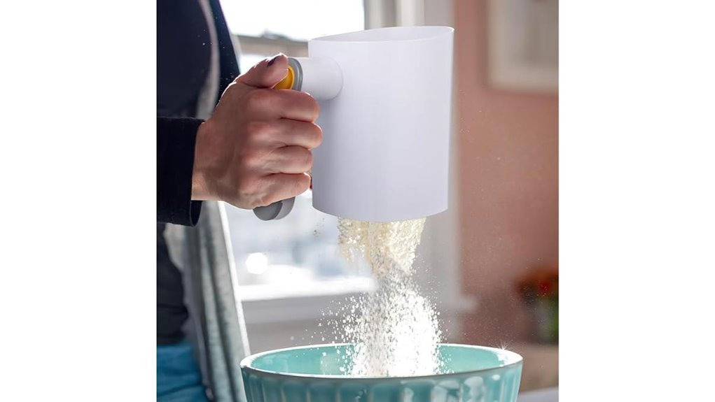 battery powered electric flour sifter