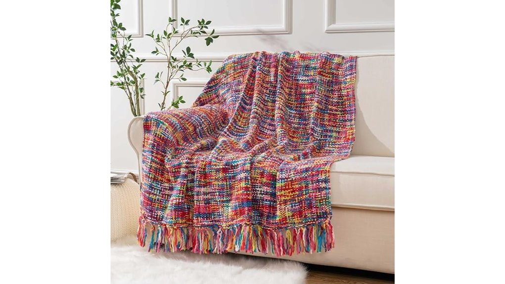 battilo 50x60 multicolor throw