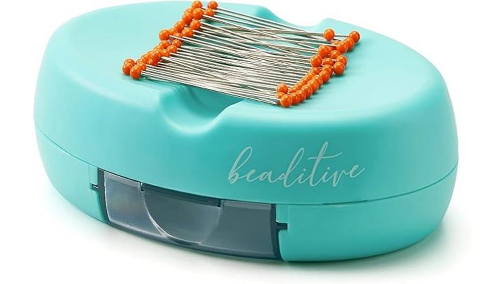 beaditive magnetic pin cushion with drawer set
