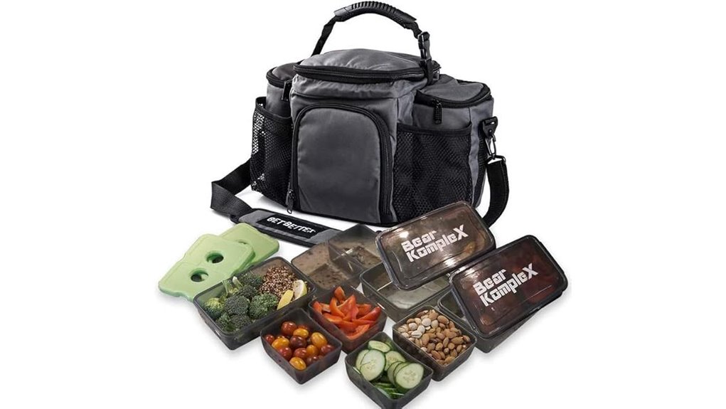 bear komplex insulated lunch box set