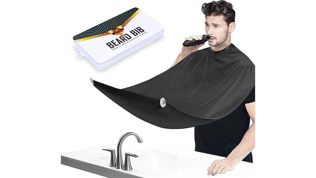 beard bib apron shaving haircatcher