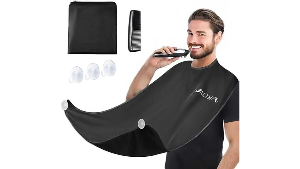 beard bib non stick catcher