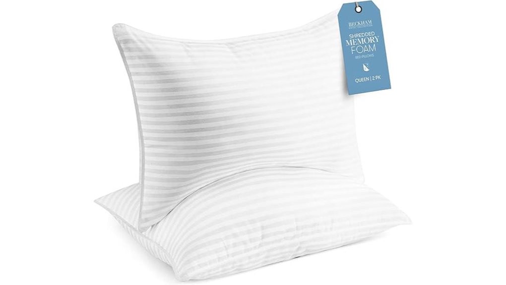 beckham 2 pack queen pillows