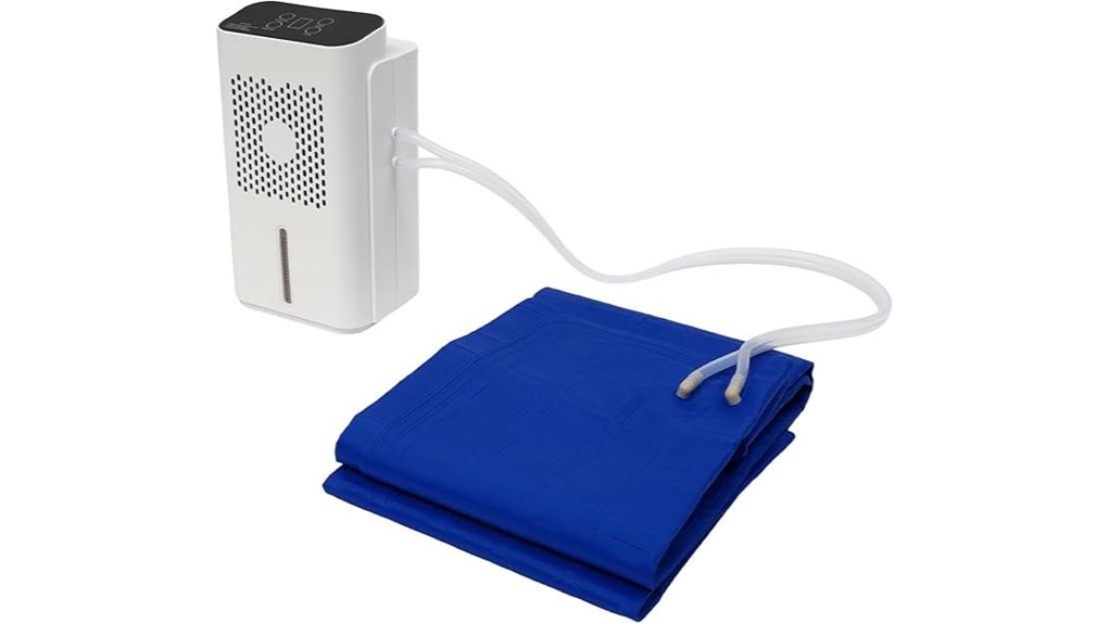 bed cooling system with lcd timer