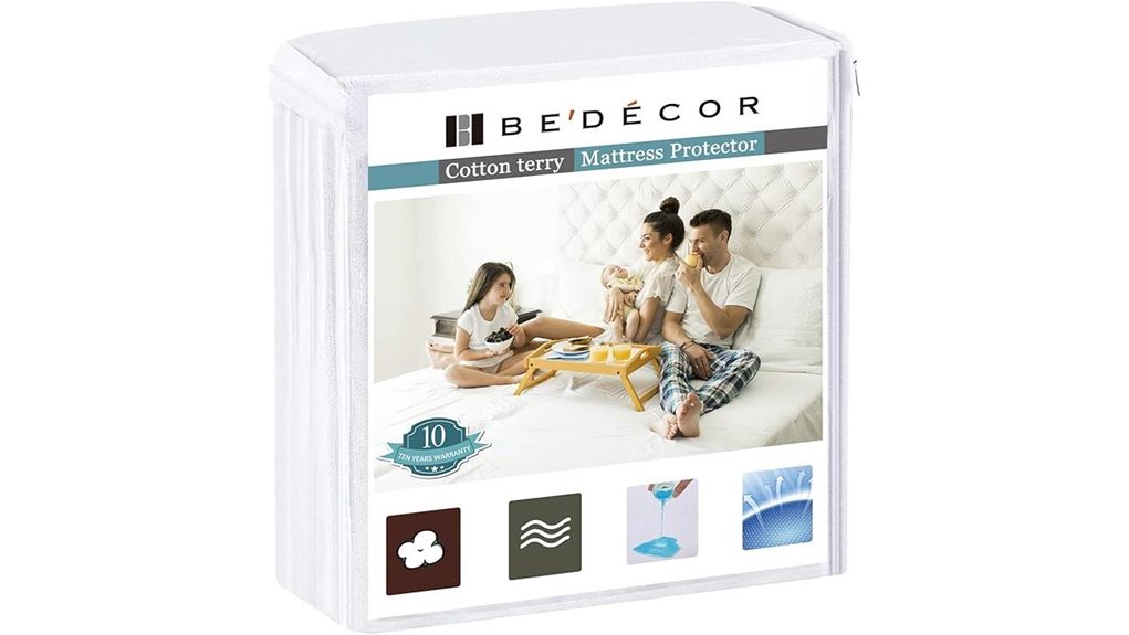 bedecor queen waterproof protector