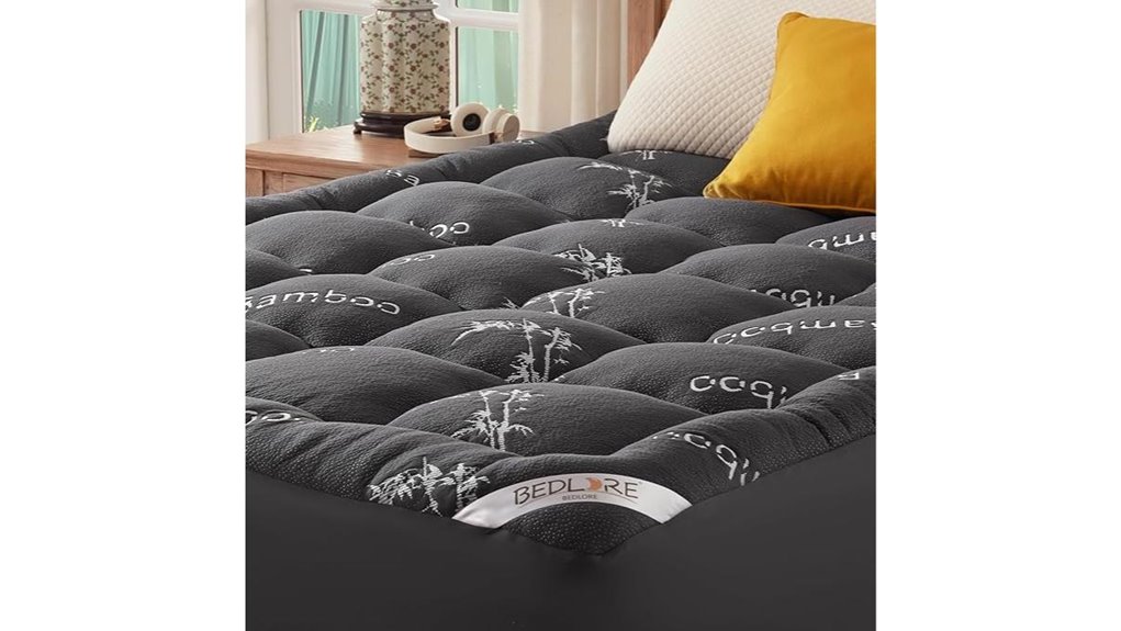 bedlore bamboo visco topper