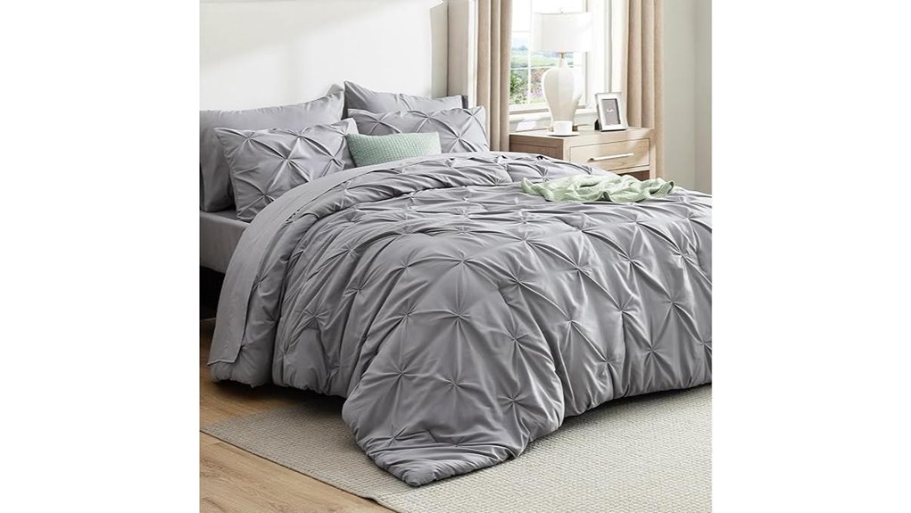 bedsure queen comforter set with sheets