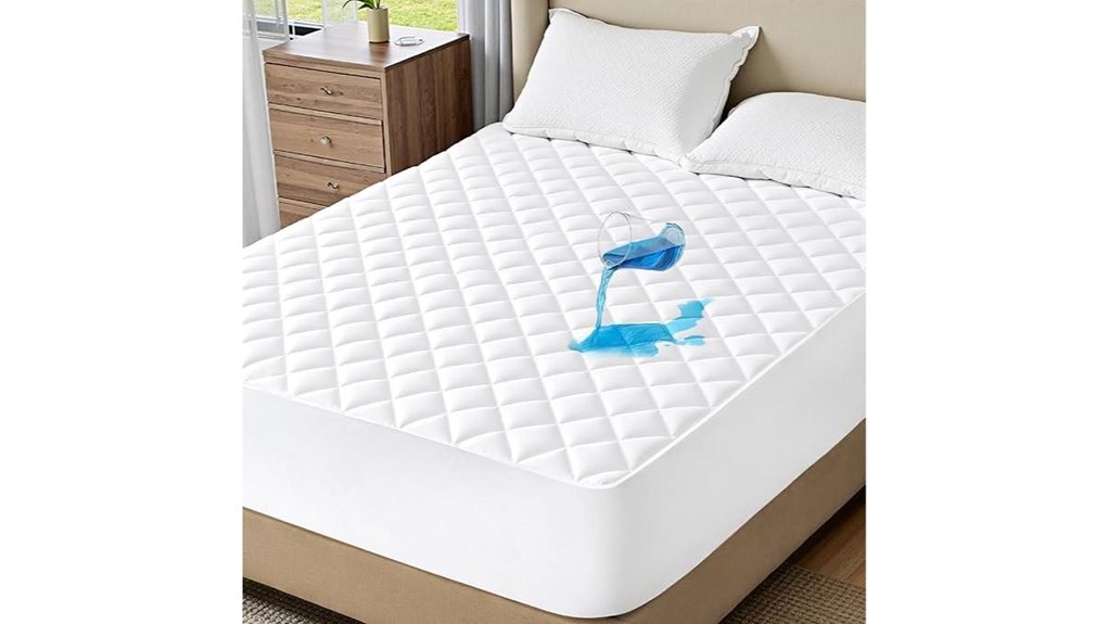 bedsure queen quilted waterproof