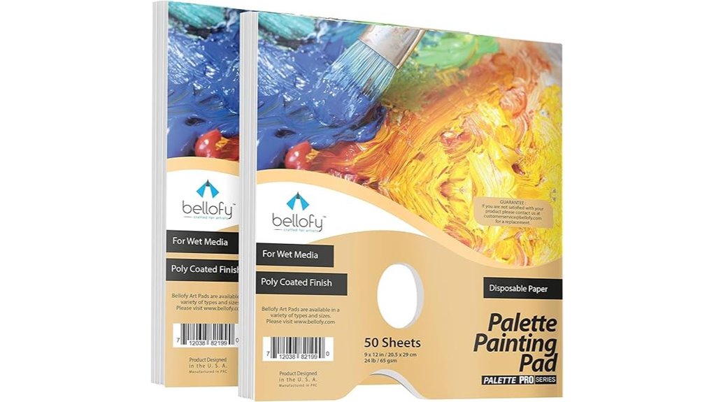 bellofy 9x12 mess free palette