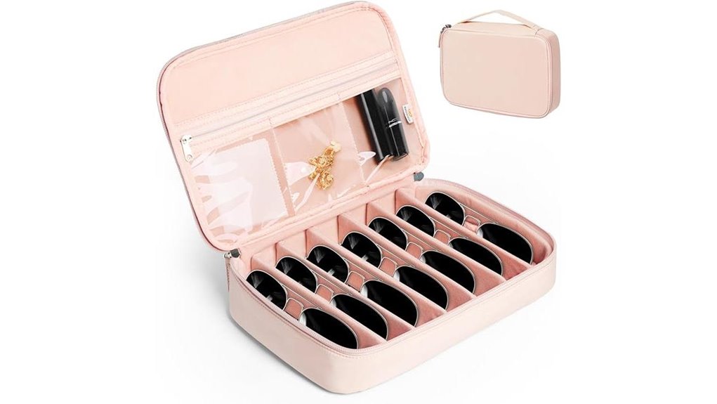 bellzacasa adjustable sunglasses organizer