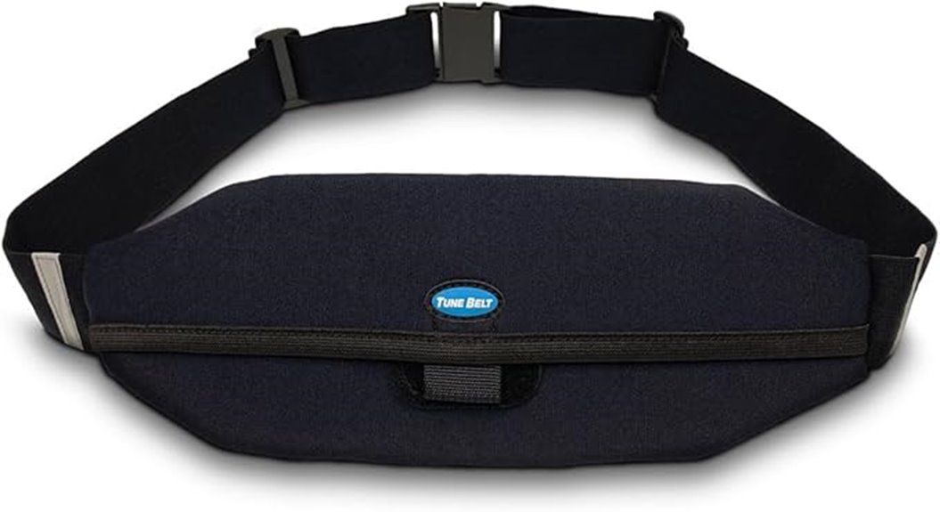 belt with zip pocket