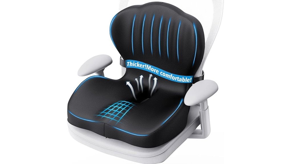 benazcap black lumbar cushion