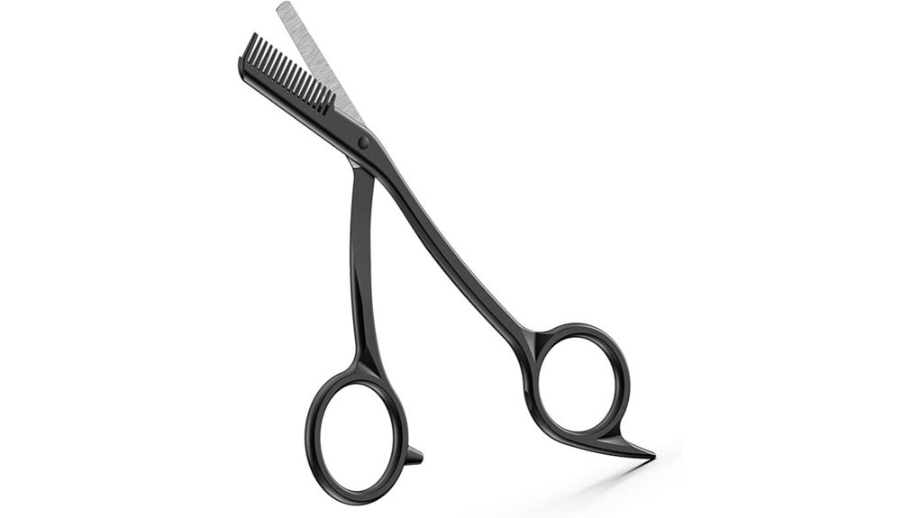 bezox black stainless scissor comb