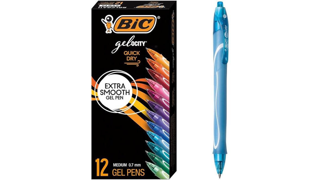bic gelocity quick dry 12 pack
