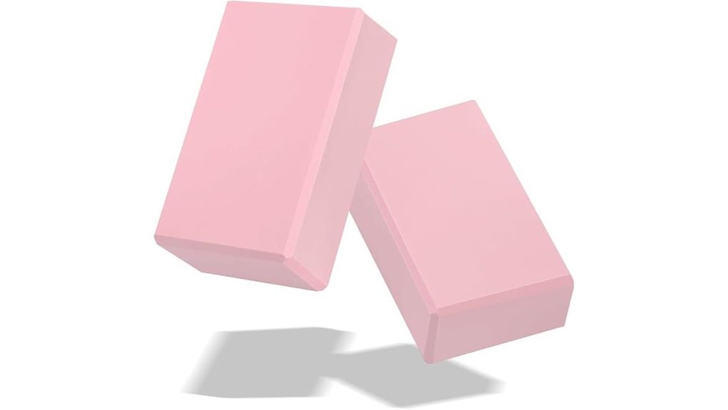 biguphate eva yoga blocks stretch band included pack