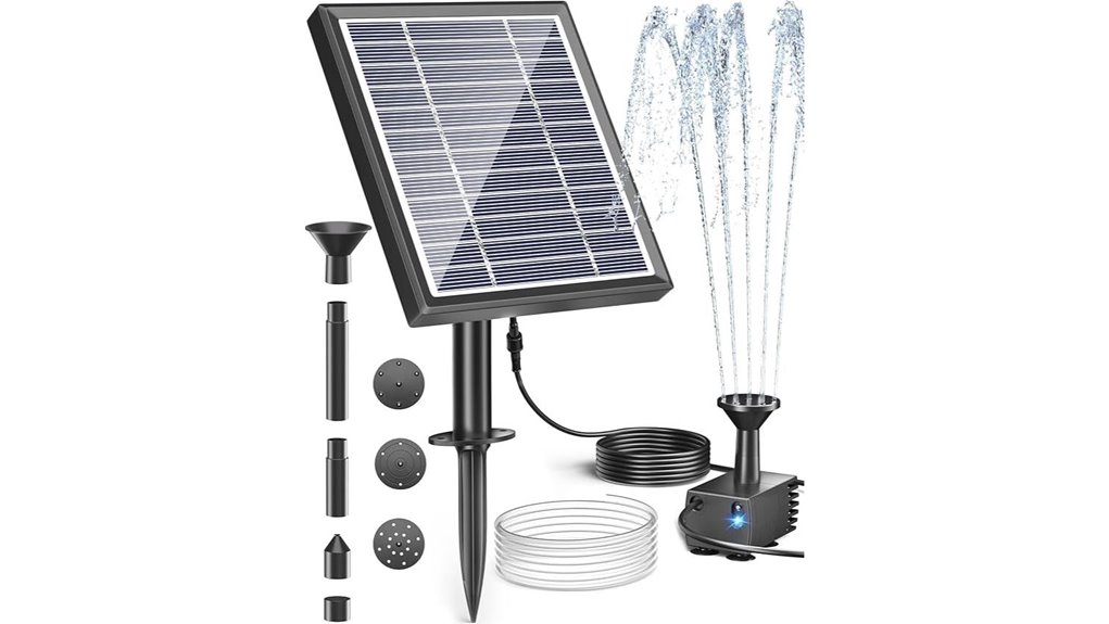 biling solar hummingbird fountain