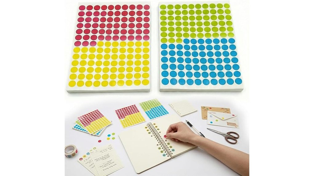 binder paper hole stickers