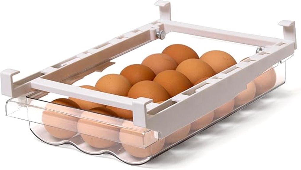 bino 18 egg pull out organizer
