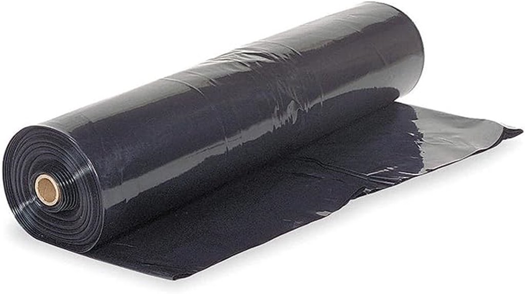 black 10 mil crawl barrier
