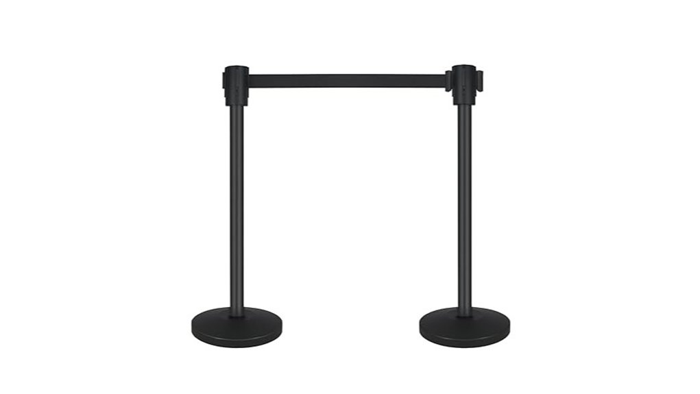 black 16 4ft stanchion belt