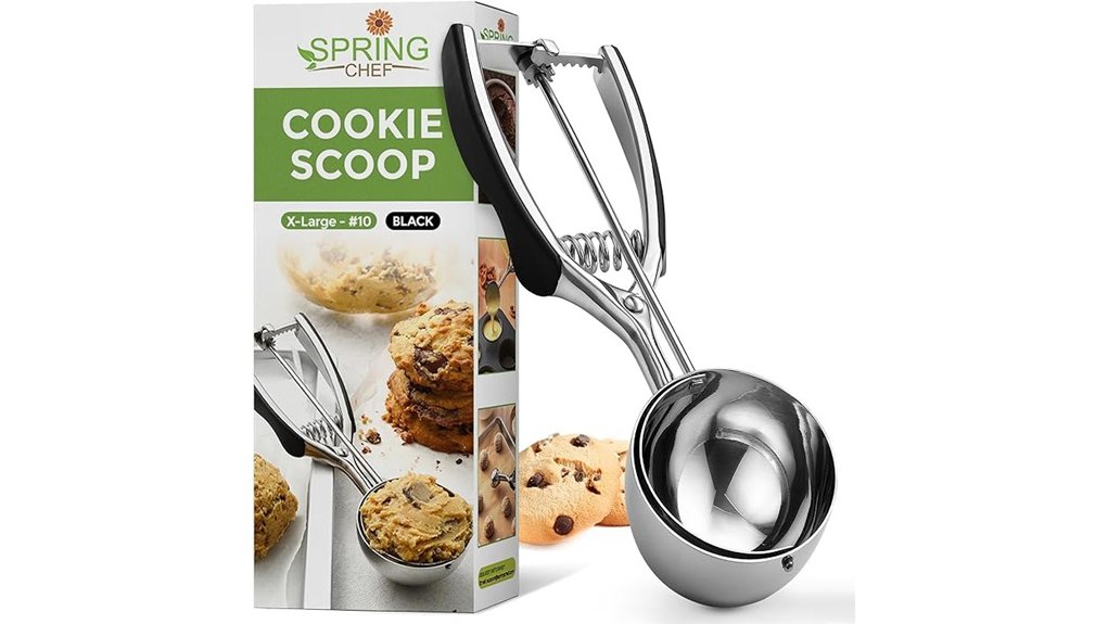 black 18 8 cookie scoop