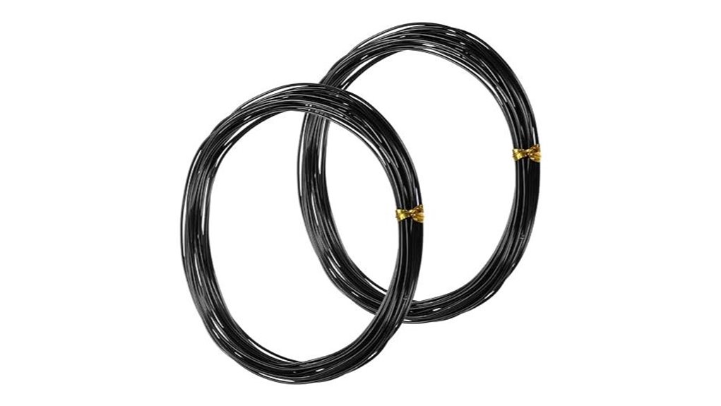 black 1mm bonsai wire