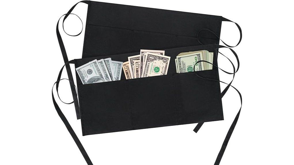 black boharers three pocket apron