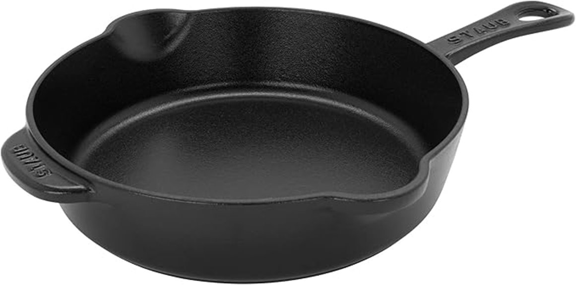 black cast iron skillet