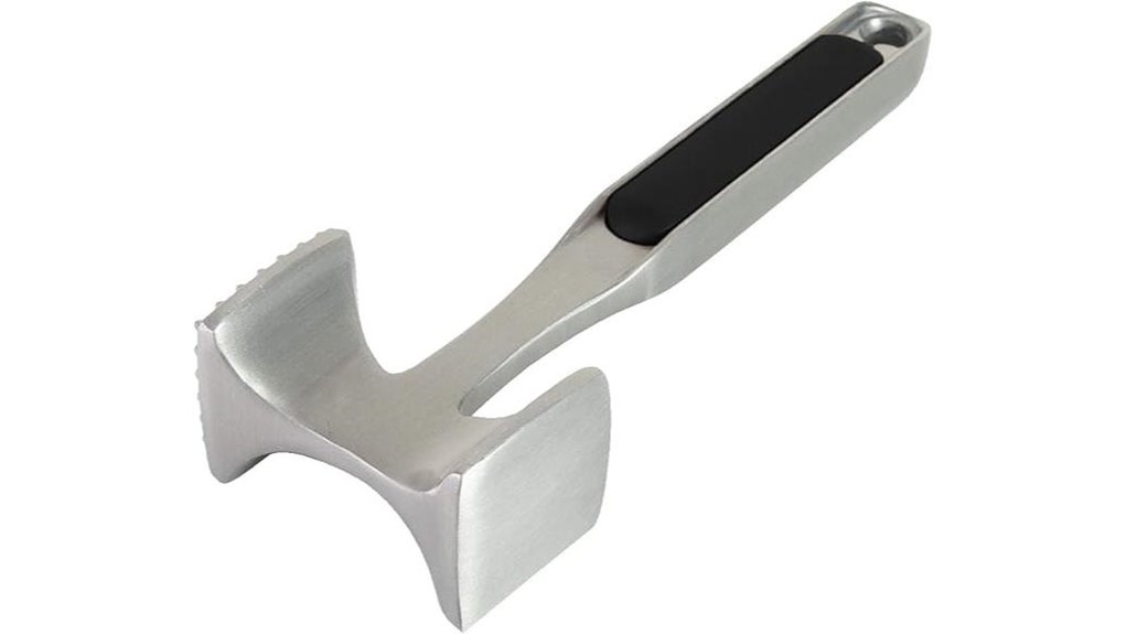 black multi sided meat tenderizer