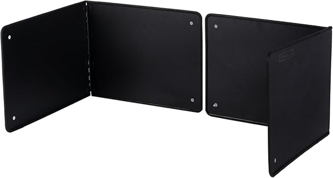 black splatter guard two sided