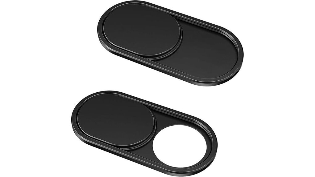 black ultra thin webcam covers