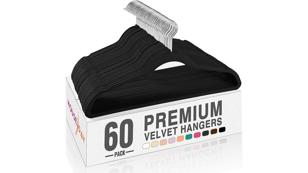 black velvet 60 pack hangers